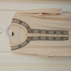 Talbot's 2x cream cardigan